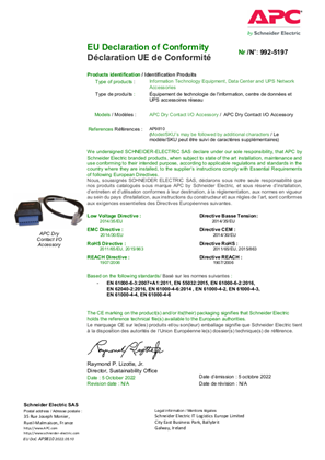 Image of EU Declaration of Conformity: AP9810