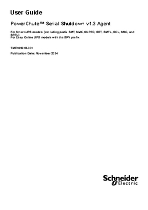 Imagen de PowerChute Serial Shutdown - Type B User Guide