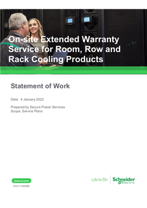 Image of On-site Extended Warranty Service for Room, Row and Rack Cooling Products