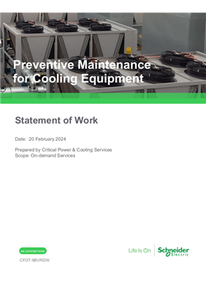 Image of Preventive Maintenance for Cooling