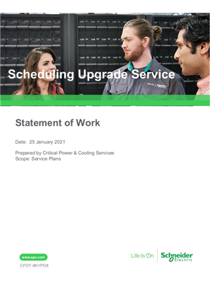 Image of Service Scheduling Upgrade