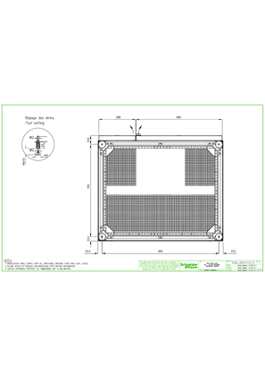 Image of G5K_EM1012_F- MGE Galaxy 5000 80-120 kVA footprint Mecanical diagram