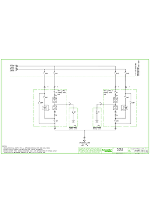 Imagen de G5Kpr001AA- MGE Galaxy 5000 20-120 kVA redundant UPS one line diagram