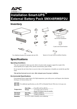 Image of External Battery Pack SMX48RMBP2U