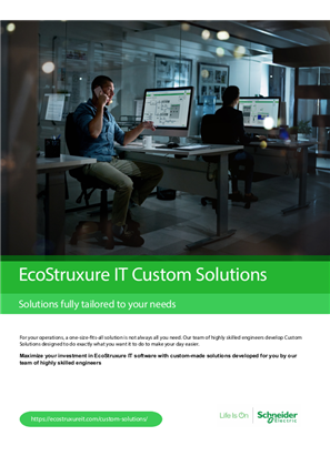 Image of EcoStruxure IT Custom Solutions Brochure_EN