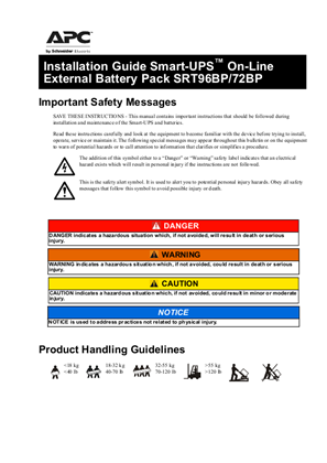 Imagen de Smart-UPS On-Line External Battery Pack SRT96BP/72BP