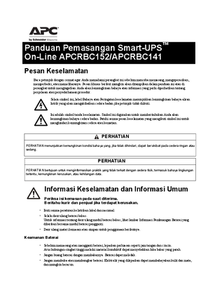 Image of Smart-UPS On-Line Replacement Battery APCRBC152/APCRBC141