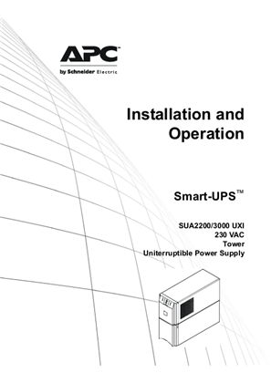 Imagen de Smart-UPS SUA2200/3000 UXI 230 VAC Tower