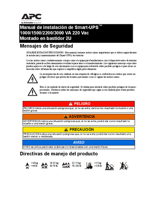Imagen de Smart-UPS 1000/1500/2200/3000 VA 220 Vac Rack-Mount 2U