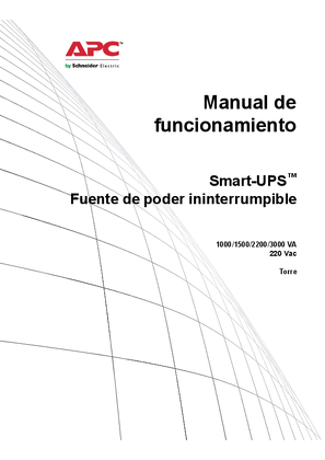 Imagen de Smart-UPS 1000/1500/2200/3000 VA 220 Vac Tower