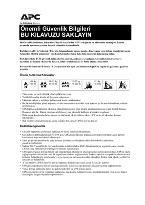 Görüntüsü Safety Guide - Li-ion