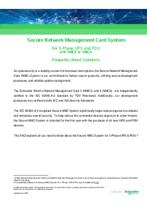 Image of Secure NMC System FAQ - 3-Phase