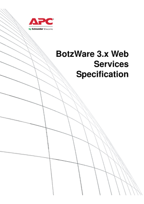 Imagen de BotzWare 3.x Web Services Specification