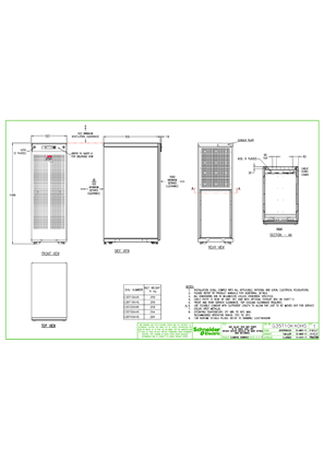 Image of G35T10K40HS - MGE Galaxy 3500 10-40kVA 400V, 3Ph In 3Ph Out, Wide Tower, without Battery