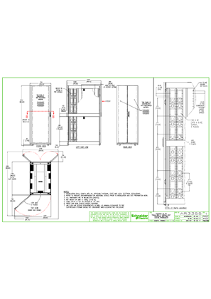 AR3355 - NetShelter SX, 45U, 750mm Wide x 12000mm Deep Enclosure with ...