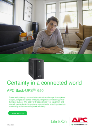 Image of BC650I-RSX Product Brochure with Technical Specifications