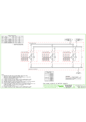 Imagen de SUVTP10KF2R3-SD - 10kVA 208V Dual mains 3 mod N+1, System One Line Diagram
