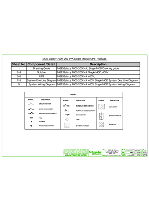 Bild von G7TUPS200KHNBC1 - MGE Galaxy 7000 200 kVA 400V Single Module UPS