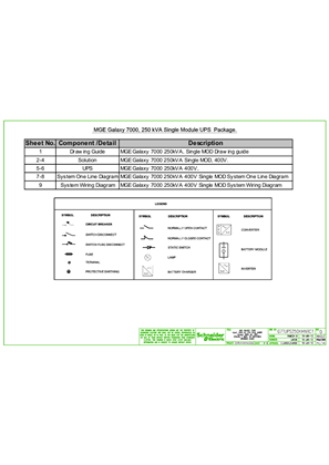 的映像 G7TUPS250KHNBC1 - MGE Galaxy 7000 250 kVA 400V Single Module UPS