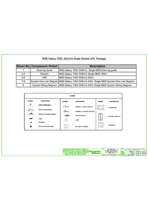 的映像 G7TUPS300KHNBC1 - MGE Galaxy 7000 300 kVA Single Module UPS