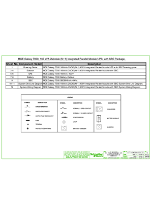 Image of G7T160KH800SBCR2 - MGE Galaxy 7000 160 kVA 2Mod N+1 UPS With SBC