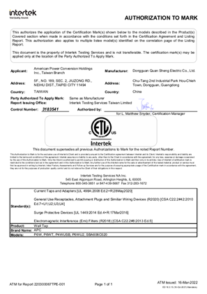 Image de cETLus certificate