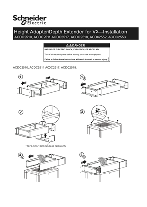 Image of EcoAisle - Height Adapter/Depth Extender for VX- Installation