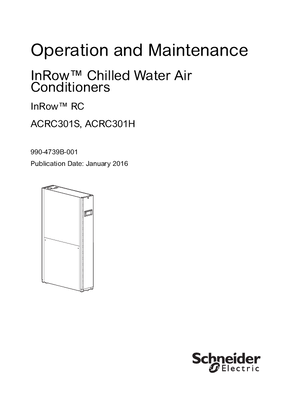 Image of InRow RC 300mm (ACRC301S & ACRC301H) Operation and Maintenance