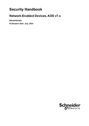 Image of Security Handbook Network Enabled Devices AOS v7.X User Guide