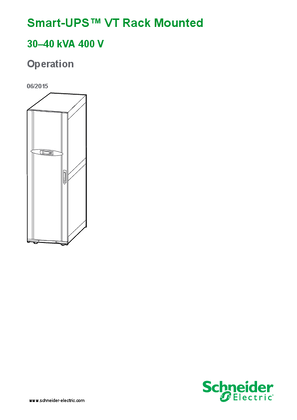 Image of Smart-UPS VT Rack Mounted 30-40 kVA 400 V Operation