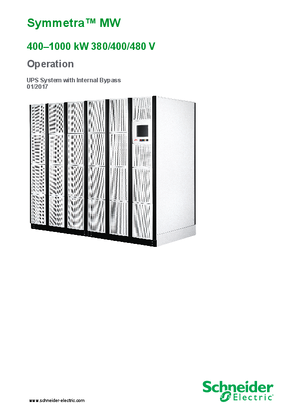 Imagen de Symmetra MW with Internal Bypass Operation