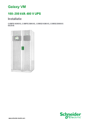 Gvmsb160khs Galaxy Vm 160 Kva Ups Single 400 400 V With Backfeed Protection Start Up 5x8 Schneider Electric Global