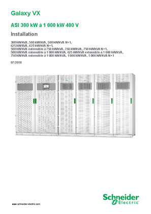 Image of Galaxy VX 300-1000 kW 400 V Installation