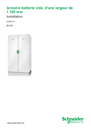 Image de Empty Classic Battery Cabinet 1100 mm Installation