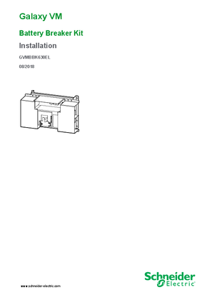 的映像 Galaxy VM Battery Breaker Kit Installation