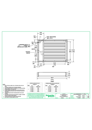 Imagen de ALAD06XXX1P-FR3 - Motorized Damper 6" (152mm), Frame 3