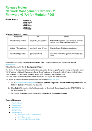 Image of Release Notes - Modular Remote Power Panel (RPP) and Remote Distribution Panel (RDP)