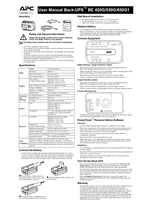 Image of Back-UPS BE450G-LM/BE550G-LM/BE650G1-LM