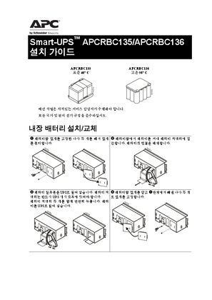 이미지 Smart-UPS Replacement Battery Cartridge APCRBC135/136