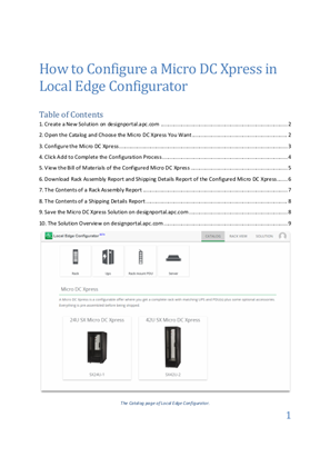 Image of How to Configure a Micro DC Xpress in Local Edge Configurator