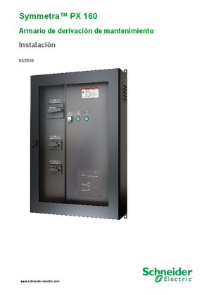 Imagen de Symmetra PX 160 kW Armario de derivación de mantenimiento Instalación