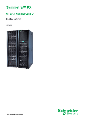 Bild von Symmetra™ PX 96 und 160 kW 400 V Installation