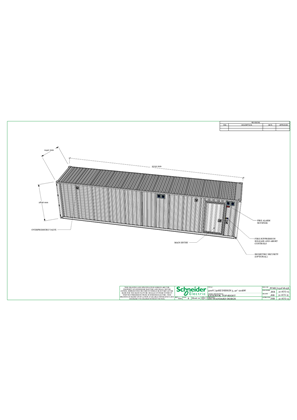 Billede af 96kW Prefabricated Containerized All-In-One Module w/Busway 400V/50Hz - Mechanical Assembly