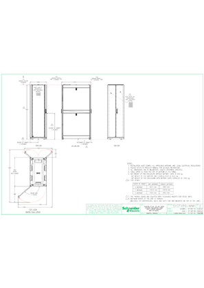 Image of SYCFXR9 - Symmetra PX 96, 100 and 160 kW, Battery Cabinet