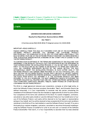 Image of PowerChute Business Edition End User License Agreement (EULA)