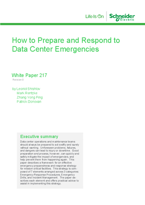Image of How to Prepare and Respond to Data Center Emergencies
