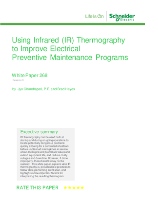Image of Using Infrared Thermography to Improve Electrical Preventive Maintenance Programs