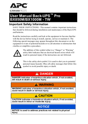 Εικόνα του Back-UPS Pro BX850M/BX1000M - TW