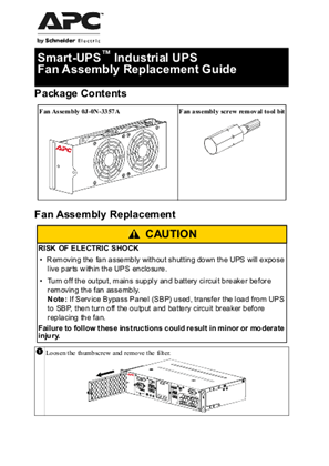 Imagen de Smart-UPS Industrial UPS Fan 0J-0N-3357A