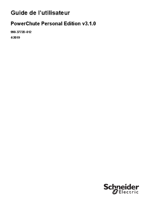 Image de PowerChute Personal Edition v3.1.0 - User Guide